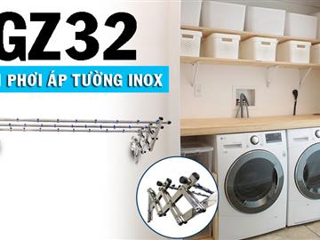 Giàn phơi áp tường GZ32